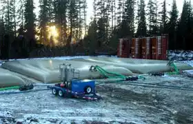 collapsible frac tanks