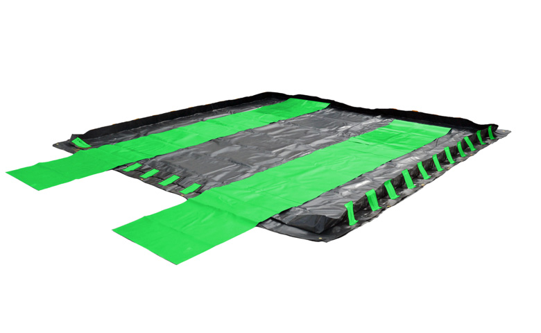 foam wall containment berm